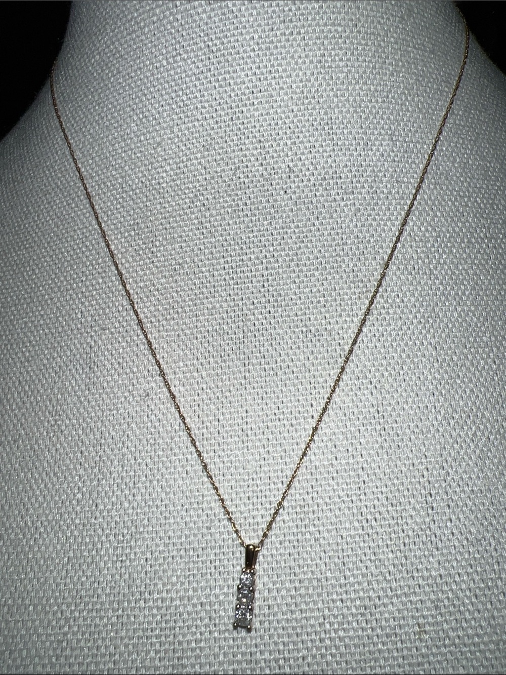 10k diamond necklace